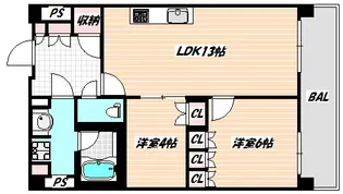 千葉県船橋市本郷町【マンション】の間取り