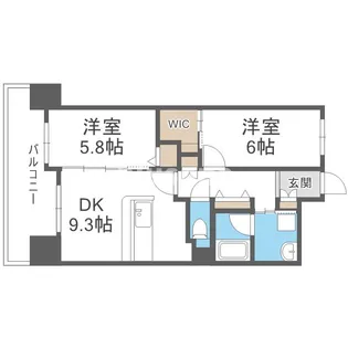 ベリー海老江【7階】の間取り