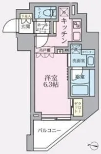 東京都中野区中野3【マンション】の間取り