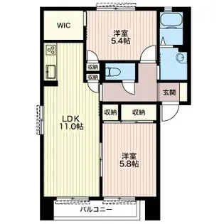 セゾンヴィラージュ A【2階】の間取り