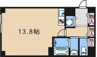 パラドール北加賀屋【1階】の間取り