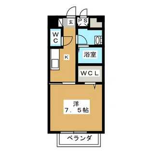 BM亀山II【2階】の間取り