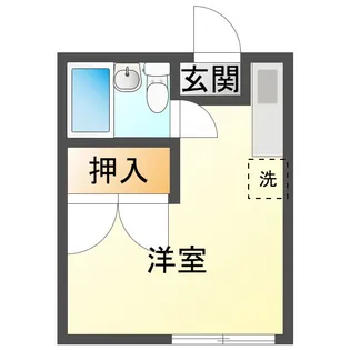 コスモワン【1階】の間取り