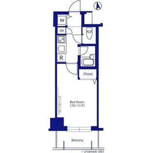 パークウェル高輪【3階】の間取り