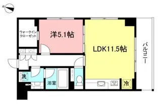 プライムメゾン方南町【6階】の間取り