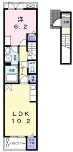 キーファー・リーフ【2階】の間取り