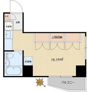 スカイコート後楽園II【3階】の間取り