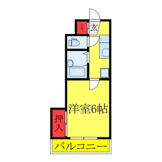 メゾンドールII【2階】の間取り