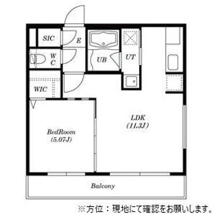 COMODOJOURS(コモドジュール)13-7【4階】の間取り