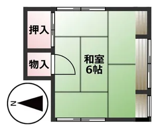 のぞみ荘【1階】の間取り