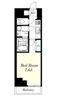 フュージョナル千住緑町【2階】の間取り
