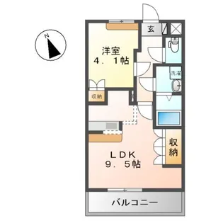グラディオラスガーデン【1階】の間取り