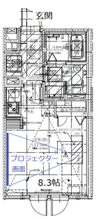 Visby Enstaka【1階】の間取り