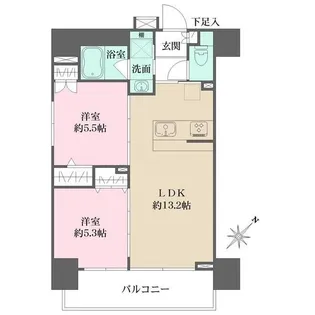 CrestHill文京千石【6階】の間取り