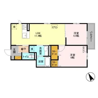 グランツ【3階】の間取り