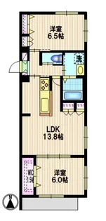 クレシェンテ【1階】の間取り