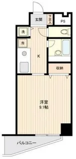 コスモリード幡ヶ谷【7階】の間取り