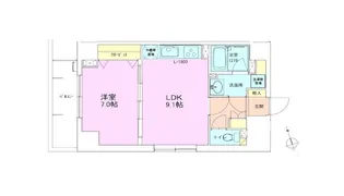 銀座レジデンス参番館【9階】の間取り