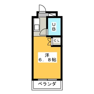ジュネスコート桜山【4階】の間取り