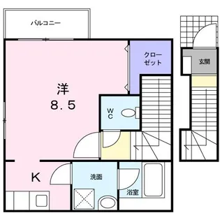ドミール藤【2階】の間取り