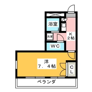 スマイルJOY【2階】の間取り