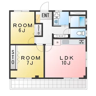 サンテラスパーム【2階】の間取り