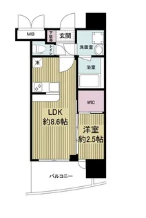 セレニテ中崎町リアン【5階】の間取り