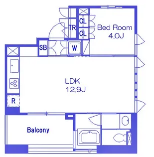 東京都江東区住吉2【マンション】の間取り