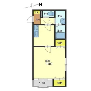 コーポYUZU【2階】の間取り