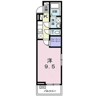 ウィステリア コート【1階】の間取り