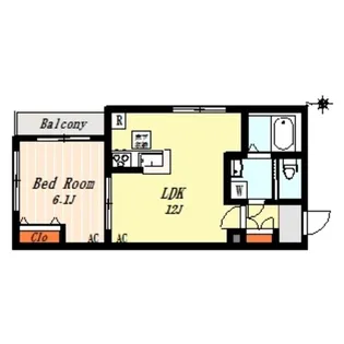 PREVIA M【1階】の間取り