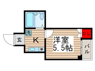 東都ハイム【4階】の間取り