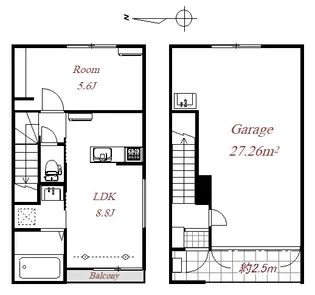 KEZOJI BASEの間取り