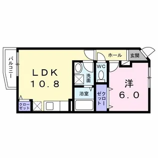 マノワール【1階】の間取り