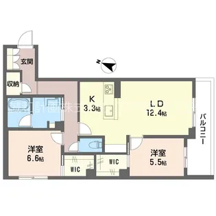 セントリビエ南平【3階】の間取り