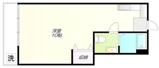 コーポ高輪【7階】の間取り
