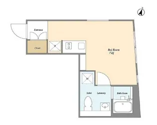 エクサム西小山(EXAM西小山)【4階】の間取り