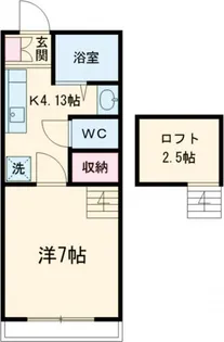 サカイノマンション【1階】の間取り