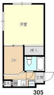 メモリアルハウス【3階】の間取り