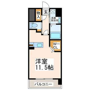 フェリーチェ九品寺【6階】の間取り