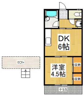 エル鷹の台I【2階】の間取り