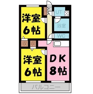 グランシャリオ【3階】の間取り