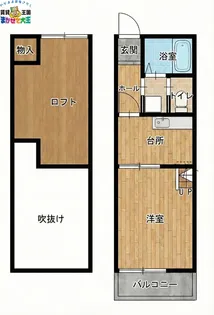 メルフィーズ住吉【1階】の間取り