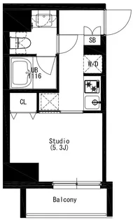 白金ウエスト【4階】の間取り