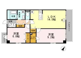 グリーンアベニューV【1階】の間取り