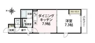 プリマベーラ中瀬【2階】の間取り