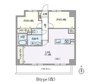 U COURT 西新井【3階】の間取り