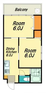 グランドヒルズ江波南【3階】の間取り