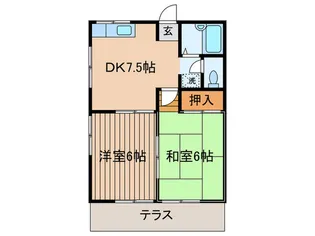 ピアシティー【1階】の間取り