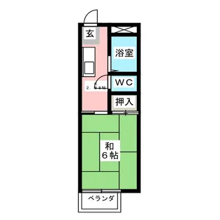 サン青山【2階】の間取り